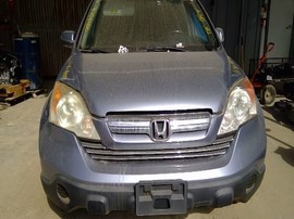 2008 HONDA CR-V, BLUE, EX-L, 2.4L, AT, FWD.   A25185